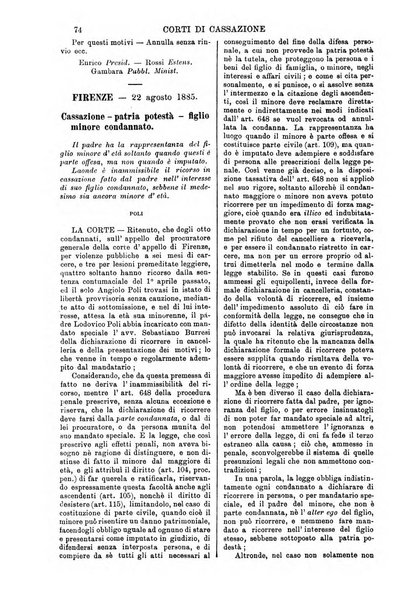 Annali della giurisprudenza italiana raccolta generale delle decisioni delle Corti di cassazione e d'appello in materia civile, criminale, commerciale, di diritto pubblico e amministrativo, e di procedura civile e penale