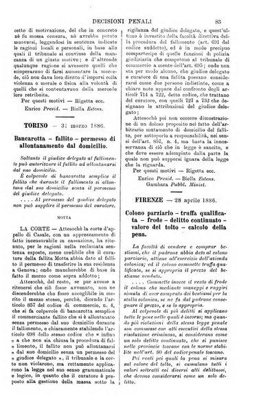 Annali della giurisprudenza italiana raccolta generale delle decisioni delle Corti di cassazione e d'appello in materia civile, criminale, commerciale, di diritto pubblico e amministrativo, e di procedura civile e penale