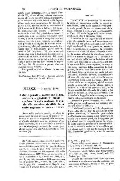 Annali della giurisprudenza italiana raccolta generale delle decisioni delle Corti di cassazione e d'appello in materia civile, criminale, commerciale, di diritto pubblico e amministrativo, e di procedura civile e penale