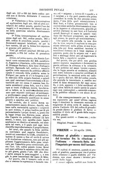 Annali della giurisprudenza italiana raccolta generale delle decisioni delle Corti di cassazione e d'appello in materia civile, criminale, commerciale, di diritto pubblico e amministrativo, e di procedura civile e penale