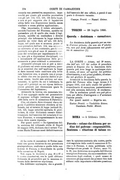 Annali della giurisprudenza italiana raccolta generale delle decisioni delle Corti di cassazione e d'appello in materia civile, criminale, commerciale, di diritto pubblico e amministrativo, e di procedura civile e penale