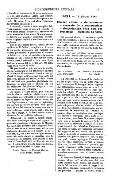 Annali della giurisprudenza italiana raccolta generale delle decisioni delle Corti di cassazione e d'appello in materia civile, criminale, commerciale, di diritto pubblico e amministrativo, e di procedura civile e penale