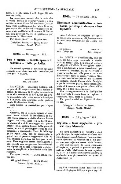 Annali della giurisprudenza italiana raccolta generale delle decisioni delle Corti di cassazione e d'appello in materia civile, criminale, commerciale, di diritto pubblico e amministrativo, e di procedura civile e penale