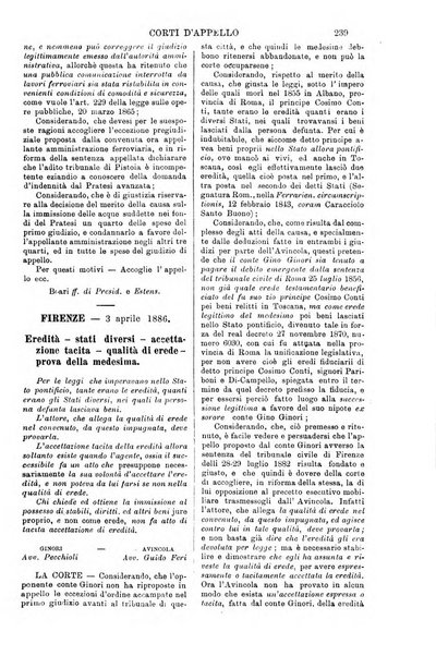 Annali della giurisprudenza italiana raccolta generale delle decisioni delle Corti di cassazione e d'appello in materia civile, criminale, commerciale, di diritto pubblico e amministrativo, e di procedura civile e penale