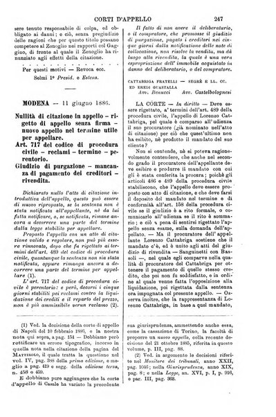 Annali della giurisprudenza italiana raccolta generale delle decisioni delle Corti di cassazione e d'appello in materia civile, criminale, commerciale, di diritto pubblico e amministrativo, e di procedura civile e penale