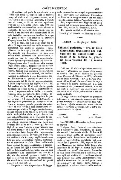 Annali della giurisprudenza italiana raccolta generale delle decisioni delle Corti di cassazione e d'appello in materia civile, criminale, commerciale, di diritto pubblico e amministrativo, e di procedura civile e penale