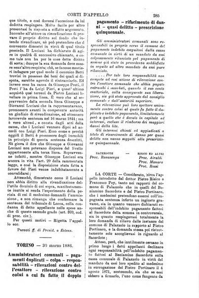 Annali della giurisprudenza italiana raccolta generale delle decisioni delle Corti di cassazione e d'appello in materia civile, criminale, commerciale, di diritto pubblico e amministrativo, e di procedura civile e penale