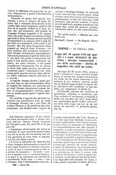 Annali della giurisprudenza italiana raccolta generale delle decisioni delle Corti di cassazione e d'appello in materia civile, criminale, commerciale, di diritto pubblico e amministrativo, e di procedura civile e penale