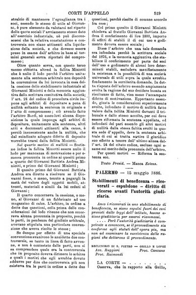 Annali della giurisprudenza italiana raccolta generale delle decisioni delle Corti di cassazione e d'appello in materia civile, criminale, commerciale, di diritto pubblico e amministrativo, e di procedura civile e penale