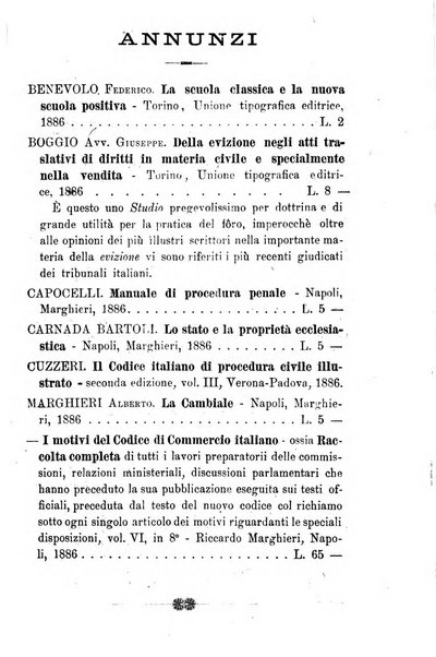 Annali della giurisprudenza italiana raccolta generale delle decisioni delle Corti di cassazione e d'appello in materia civile, criminale, commerciale, di diritto pubblico e amministrativo, e di procedura civile e penale