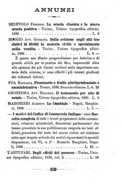 Annali della giurisprudenza italiana raccolta generale delle decisioni delle Corti di cassazione e d'appello in materia civile, criminale, commerciale, di diritto pubblico e amministrativo, e di procedura civile e penale