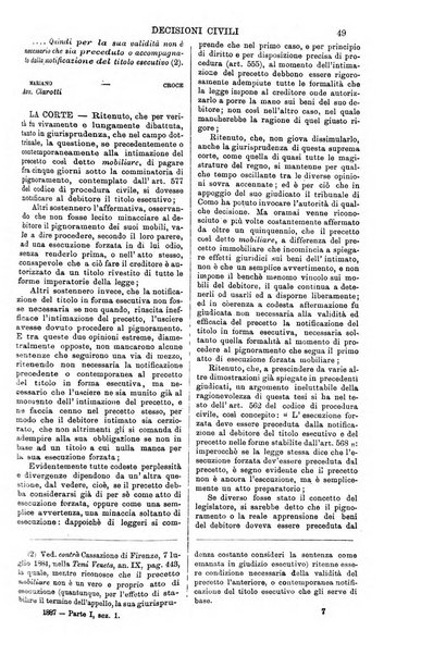 Annali della giurisprudenza italiana raccolta generale delle decisioni delle Corti di cassazione e d'appello in materia civile, criminale, commerciale, di diritto pubblico e amministrativo, e di procedura civile e penale