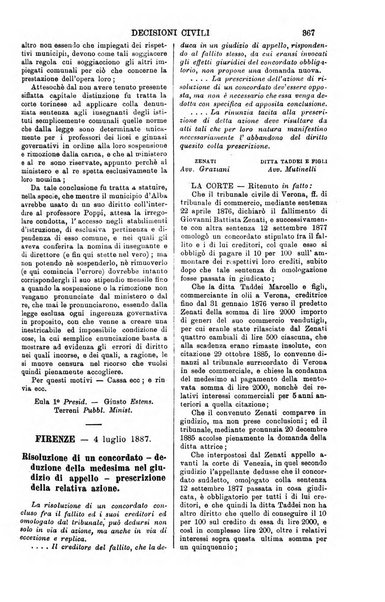 Annali della giurisprudenza italiana raccolta generale delle decisioni delle Corti di cassazione e d'appello in materia civile, criminale, commerciale, di diritto pubblico e amministrativo, e di procedura civile e penale