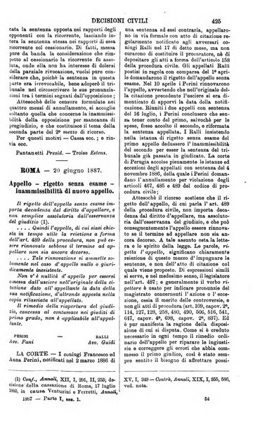 Annali della giurisprudenza italiana raccolta generale delle decisioni delle Corti di cassazione e d'appello in materia civile, criminale, commerciale, di diritto pubblico e amministrativo, e di procedura civile e penale