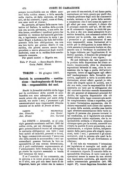 Annali della giurisprudenza italiana raccolta generale delle decisioni delle Corti di cassazione e d'appello in materia civile, criminale, commerciale, di diritto pubblico e amministrativo, e di procedura civile e penale