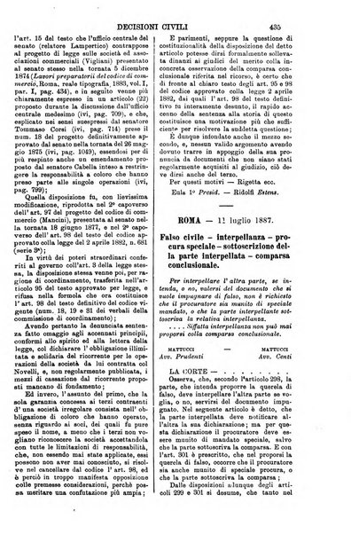 Annali della giurisprudenza italiana raccolta generale delle decisioni delle Corti di cassazione e d'appello in materia civile, criminale, commerciale, di diritto pubblico e amministrativo, e di procedura civile e penale