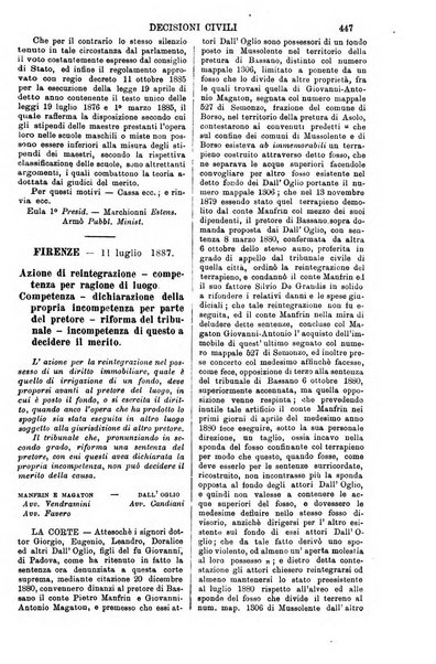 Annali della giurisprudenza italiana raccolta generale delle decisioni delle Corti di cassazione e d'appello in materia civile, criminale, commerciale, di diritto pubblico e amministrativo, e di procedura civile e penale