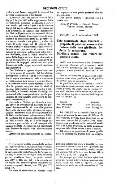 Annali della giurisprudenza italiana raccolta generale delle decisioni delle Corti di cassazione e d'appello in materia civile, criminale, commerciale, di diritto pubblico e amministrativo, e di procedura civile e penale