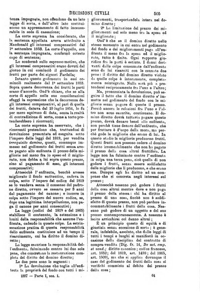 Annali della giurisprudenza italiana raccolta generale delle decisioni delle Corti di cassazione e d'appello in materia civile, criminale, commerciale, di diritto pubblico e amministrativo, e di procedura civile e penale