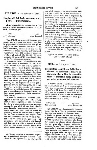 Annali della giurisprudenza italiana raccolta generale delle decisioni delle Corti di cassazione e d'appello in materia civile, criminale, commerciale, di diritto pubblico e amministrativo, e di procedura civile e penale