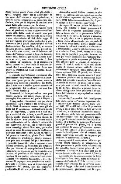 Annali della giurisprudenza italiana raccolta generale delle decisioni delle Corti di cassazione e d'appello in materia civile, criminale, commerciale, di diritto pubblico e amministrativo, e di procedura civile e penale