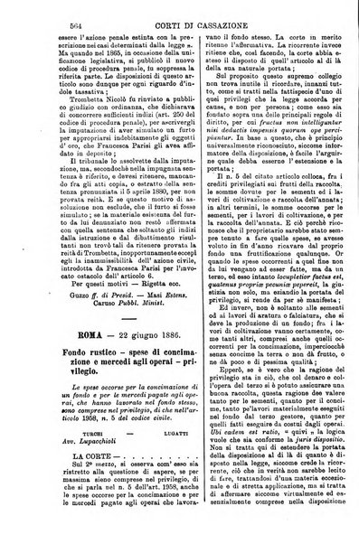 Annali della giurisprudenza italiana raccolta generale delle decisioni delle Corti di cassazione e d'appello in materia civile, criminale, commerciale, di diritto pubblico e amministrativo, e di procedura civile e penale