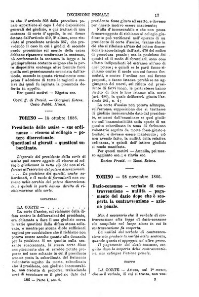 Annali della giurisprudenza italiana raccolta generale delle decisioni delle Corti di cassazione e d'appello in materia civile, criminale, commerciale, di diritto pubblico e amministrativo, e di procedura civile e penale