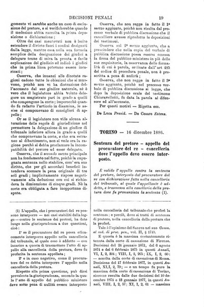 Annali della giurisprudenza italiana raccolta generale delle decisioni delle Corti di cassazione e d'appello in materia civile, criminale, commerciale, di diritto pubblico e amministrativo, e di procedura civile e penale