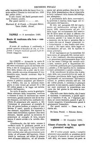 Annali della giurisprudenza italiana raccolta generale delle decisioni delle Corti di cassazione e d'appello in materia civile, criminale, commerciale, di diritto pubblico e amministrativo, e di procedura civile e penale