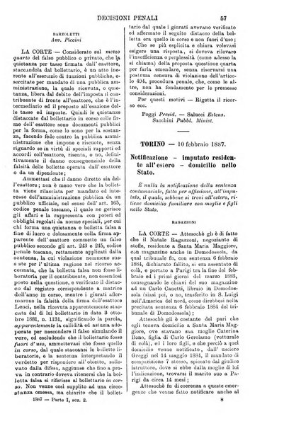 Annali della giurisprudenza italiana raccolta generale delle decisioni delle Corti di cassazione e d'appello in materia civile, criminale, commerciale, di diritto pubblico e amministrativo, e di procedura civile e penale