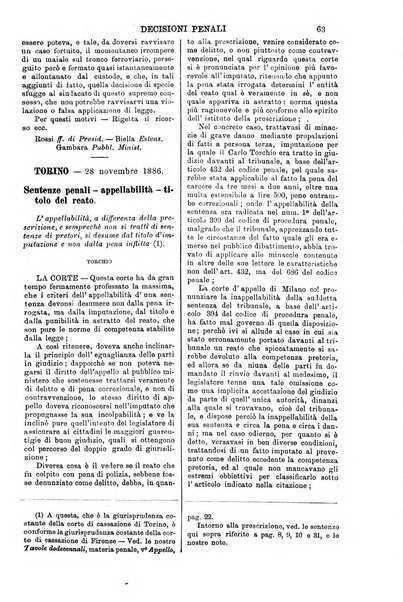 Annali della giurisprudenza italiana raccolta generale delle decisioni delle Corti di cassazione e d'appello in materia civile, criminale, commerciale, di diritto pubblico e amministrativo, e di procedura civile e penale