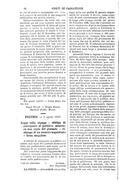 Annali della giurisprudenza italiana raccolta generale delle decisioni delle Corti di cassazione e d'appello in materia civile, criminale, commerciale, di diritto pubblico e amministrativo, e di procedura civile e penale