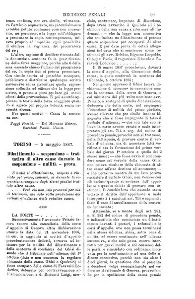 Annali della giurisprudenza italiana raccolta generale delle decisioni delle Corti di cassazione e d'appello in materia civile, criminale, commerciale, di diritto pubblico e amministrativo, e di procedura civile e penale