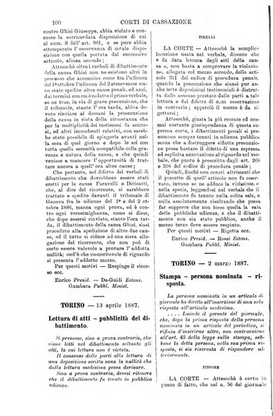 Annali della giurisprudenza italiana raccolta generale delle decisioni delle Corti di cassazione e d'appello in materia civile, criminale, commerciale, di diritto pubblico e amministrativo, e di procedura civile e penale