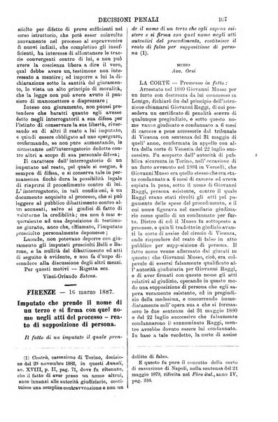 Annali della giurisprudenza italiana raccolta generale delle decisioni delle Corti di cassazione e d'appello in materia civile, criminale, commerciale, di diritto pubblico e amministrativo, e di procedura civile e penale