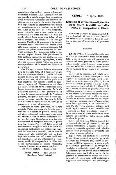 Annali della giurisprudenza italiana raccolta generale delle decisioni delle Corti di cassazione e d'appello in materia civile, criminale, commerciale, di diritto pubblico e amministrativo, e di procedura civile e penale