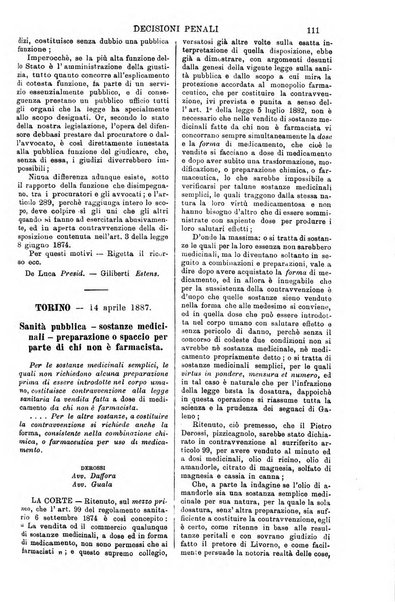 Annali della giurisprudenza italiana raccolta generale delle decisioni delle Corti di cassazione e d'appello in materia civile, criminale, commerciale, di diritto pubblico e amministrativo, e di procedura civile e penale