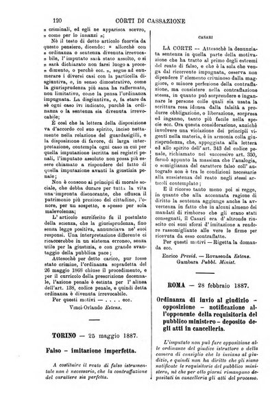 Annali della giurisprudenza italiana raccolta generale delle decisioni delle Corti di cassazione e d'appello in materia civile, criminale, commerciale, di diritto pubblico e amministrativo, e di procedura civile e penale