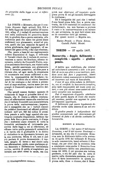 Annali della giurisprudenza italiana raccolta generale delle decisioni delle Corti di cassazione e d'appello in materia civile, criminale, commerciale, di diritto pubblico e amministrativo, e di procedura civile e penale