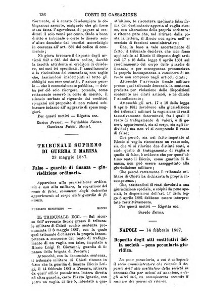 Annali della giurisprudenza italiana raccolta generale delle decisioni delle Corti di cassazione e d'appello in materia civile, criminale, commerciale, di diritto pubblico e amministrativo, e di procedura civile e penale