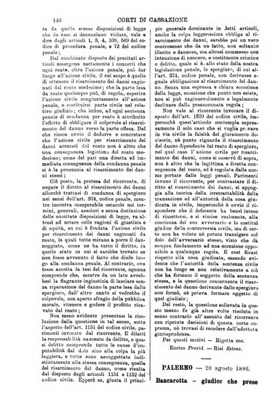 Annali della giurisprudenza italiana raccolta generale delle decisioni delle Corti di cassazione e d'appello in materia civile, criminale, commerciale, di diritto pubblico e amministrativo, e di procedura civile e penale