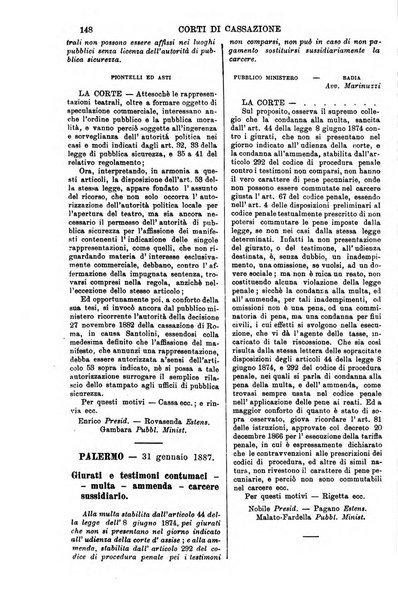 Annali della giurisprudenza italiana raccolta generale delle decisioni delle Corti di cassazione e d'appello in materia civile, criminale, commerciale, di diritto pubblico e amministrativo, e di procedura civile e penale