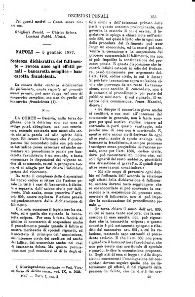 Annali della giurisprudenza italiana raccolta generale delle decisioni delle Corti di cassazione e d'appello in materia civile, criminale, commerciale, di diritto pubblico e amministrativo, e di procedura civile e penale