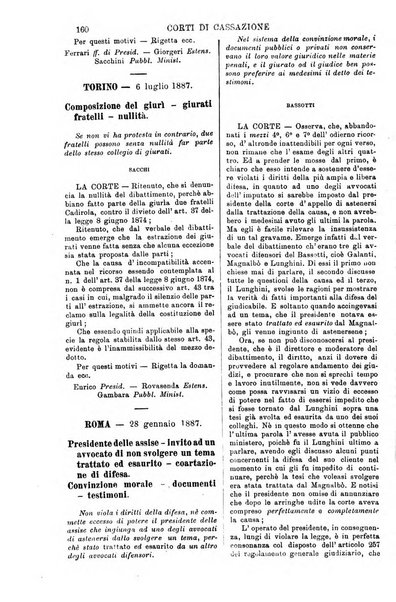 Annali della giurisprudenza italiana raccolta generale delle decisioni delle Corti di cassazione e d'appello in materia civile, criminale, commerciale, di diritto pubblico e amministrativo, e di procedura civile e penale