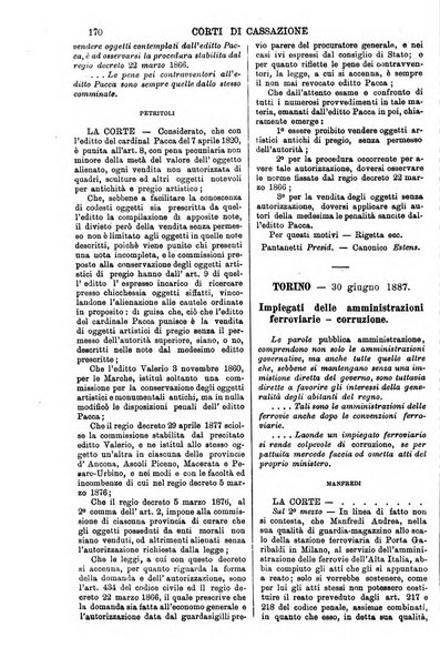 Annali della giurisprudenza italiana raccolta generale delle decisioni delle Corti di cassazione e d'appello in materia civile, criminale, commerciale, di diritto pubblico e amministrativo, e di procedura civile e penale