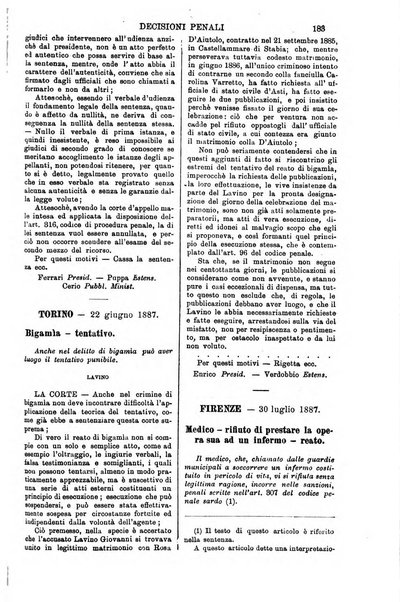 Annali della giurisprudenza italiana raccolta generale delle decisioni delle Corti di cassazione e d'appello in materia civile, criminale, commerciale, di diritto pubblico e amministrativo, e di procedura civile e penale