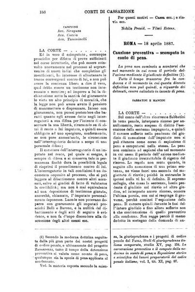 Annali della giurisprudenza italiana raccolta generale delle decisioni delle Corti di cassazione e d'appello in materia civile, criminale, commerciale, di diritto pubblico e amministrativo, e di procedura civile e penale