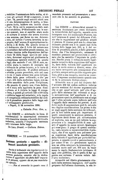 Annali della giurisprudenza italiana raccolta generale delle decisioni delle Corti di cassazione e d'appello in materia civile, criminale, commerciale, di diritto pubblico e amministrativo, e di procedura civile e penale