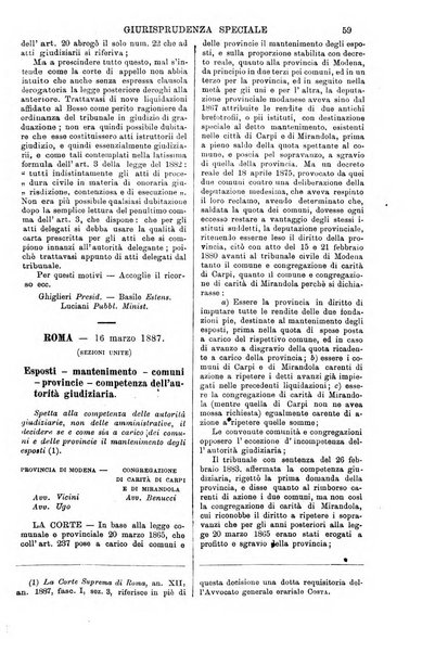 Annali della giurisprudenza italiana raccolta generale delle decisioni delle Corti di cassazione e d'appello in materia civile, criminale, commerciale, di diritto pubblico e amministrativo, e di procedura civile e penale