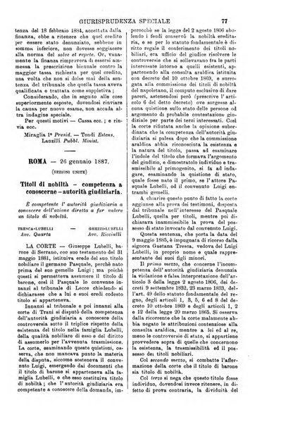 Annali della giurisprudenza italiana raccolta generale delle decisioni delle Corti di cassazione e d'appello in materia civile, criminale, commerciale, di diritto pubblico e amministrativo, e di procedura civile e penale